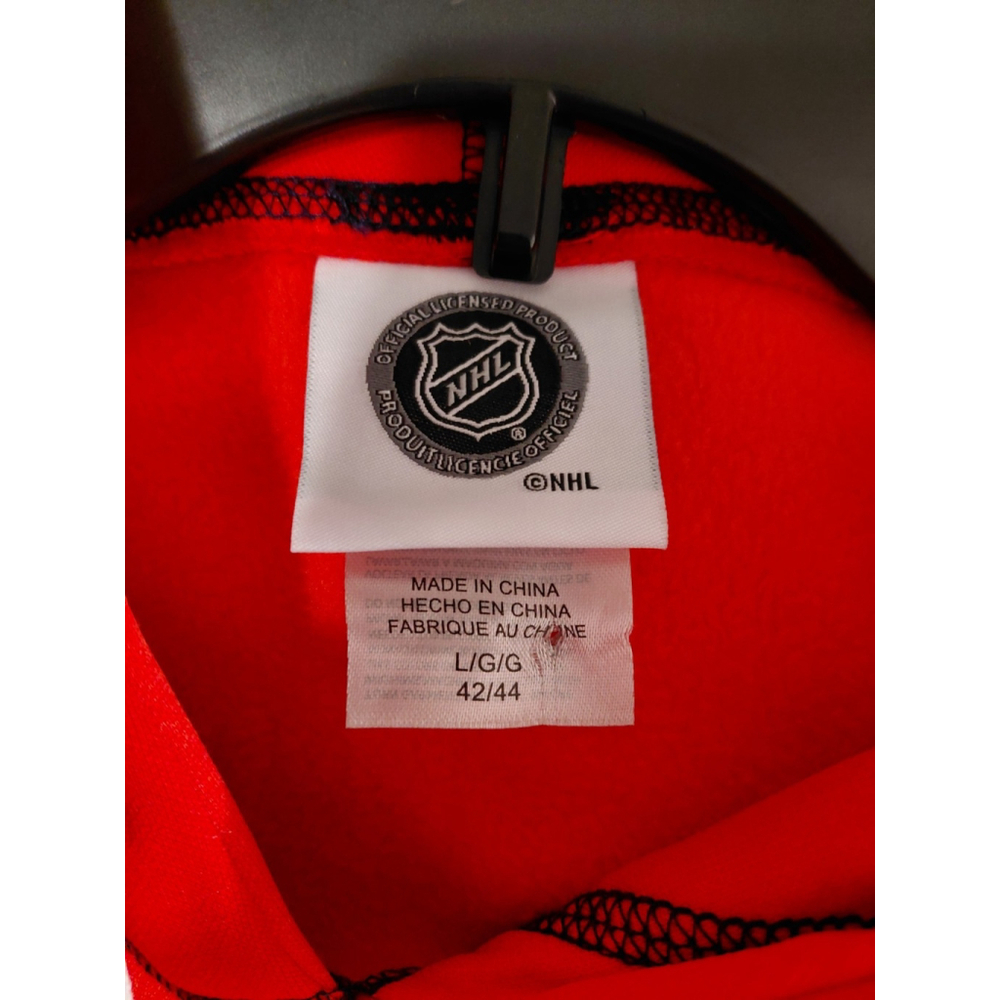 Washington Capitals Hoodie Large NHL Hockey Sweatshirt Men's Red L Long Sleeve - Picture 3 of 5